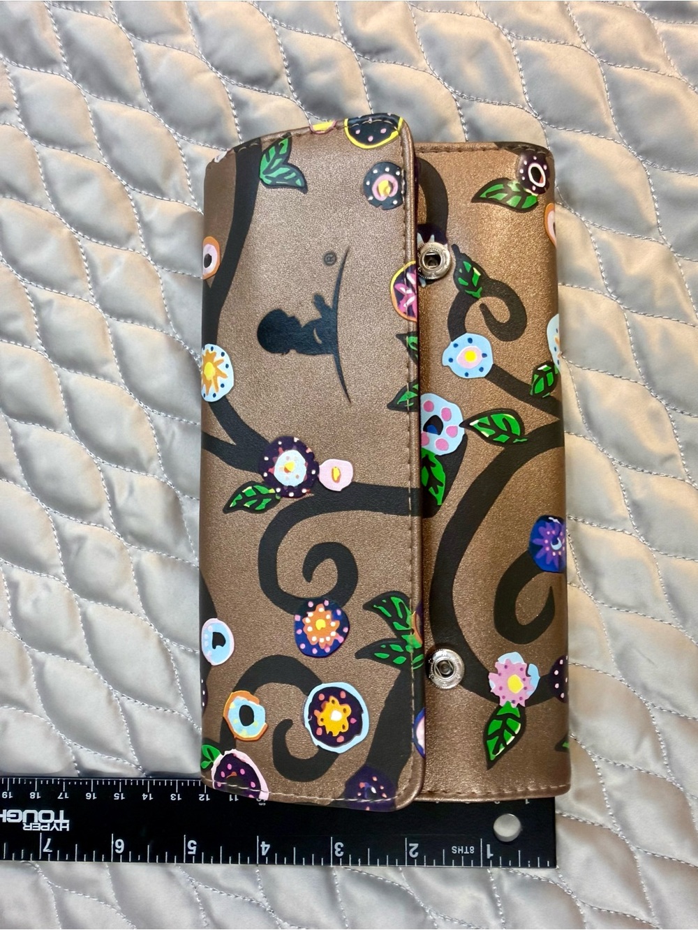 Travel Jewelry, organizer, trifle with Multicolor Blossoms and floral bird desig - Picture 5 of 16